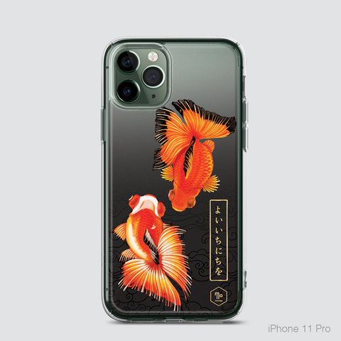 GOLD FISH - TWO BUTTERFLY TAIL