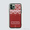 MERRY CHRISTMAS - RED WOOL