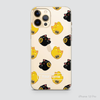 MANEKI NEKO - PATTERNS (BLACK & YELLOW)