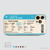 COLORFUL BOARDING PASS - KOREAN AIR