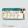 COLORFUL BOARDING PASS - CATHAY PACIFIC