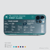 COLORFUL BOARDING PASS - CATHAY PACIFIC