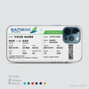 COLORFUL BOARDING PASS - BAMBOO AIRWAYS