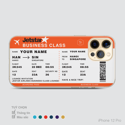 COLORFUL BOARDING PASS - JETSTAR AIRLINES