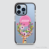 FLORAL - DEER AND FLOWERS