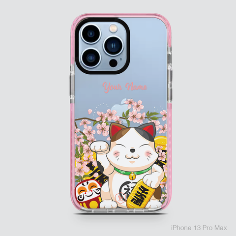 MANEKI NEKO WITH KOBAN AND DARUMA