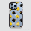 MANEKI NEKO - PATTERNS (BLACK & YELLOW)