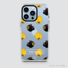 MANEKI NEKO - PATTERNS (BLACK & YELLOW)