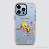 BIRDS AND FLOWER (YELLOW)