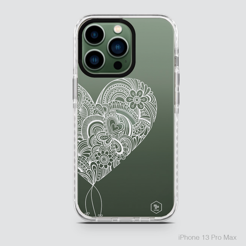 FLORAL - HEART LACE