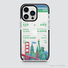 COLORFUL BOARDING PASS - USA