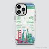 COLORFUL BOARDING PASS - USA