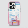 COLORFUL BOARDING PASS - TAIWAN