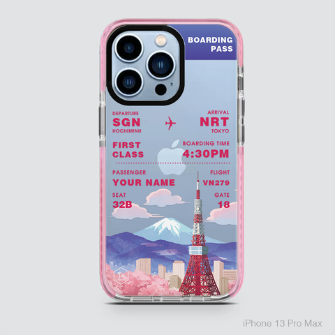 COLORFUL BOARDING PASS - TOKYO
