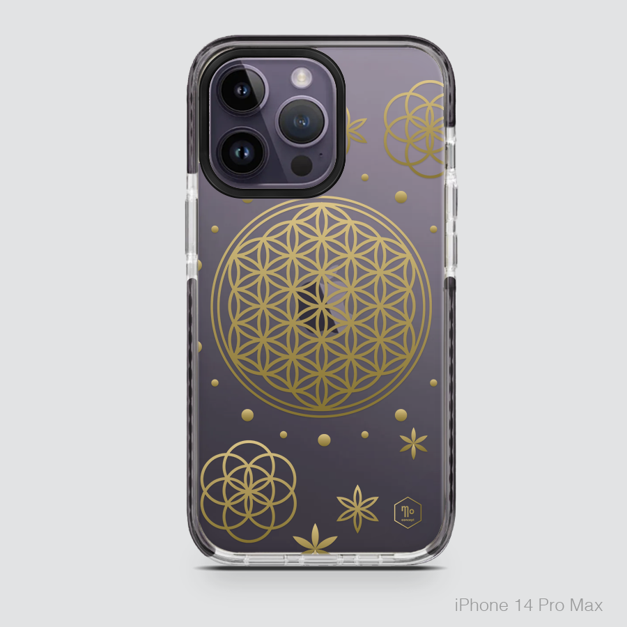 SACRED GEOMETRY METALLIC - THE FLOWER OF LIFE