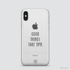 LETTERING - GOOD THINGS TAKE TIME