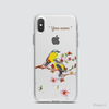 BIRDS AND FLOWER (YELLOW)