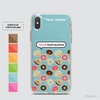 DONUTS WILL MAKE YOU HAPPY - HALF PATTERN