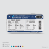 COLORFUL BOARDING PASS - CHINA AIRLINES