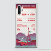 COLORFUL BOARDING PASS - FRANCE