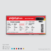 COLORFUL BOARDING PASS - VIETJET AIRLINES
