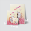 GUMIHO - PINK BUTTERFLIES