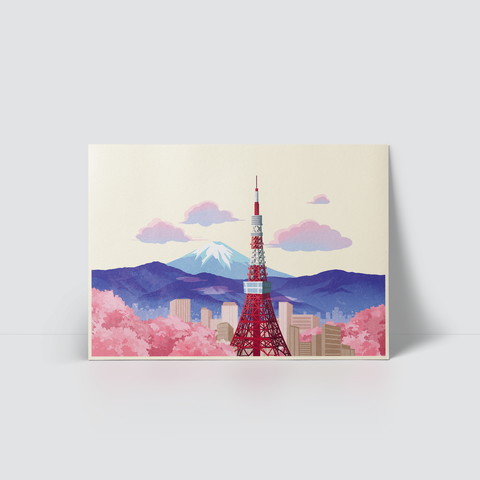COLORFUL BOARDING PASS - TOKYO