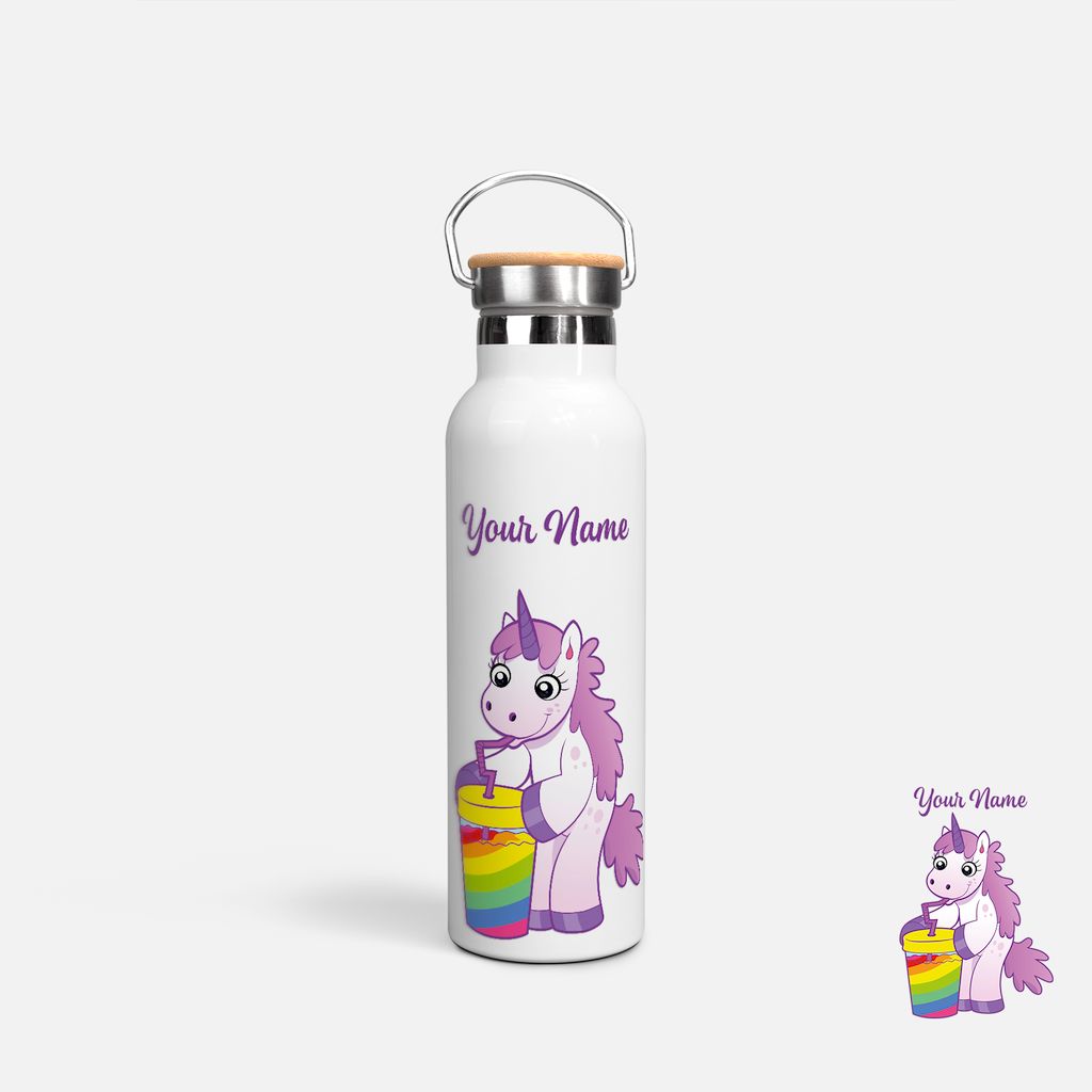 FUNNY UNICORN - DRINKING COFFEE