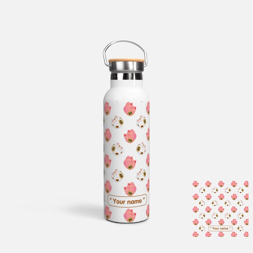 MANEKI NEKO - PATTERNS (PINK & WHITE)