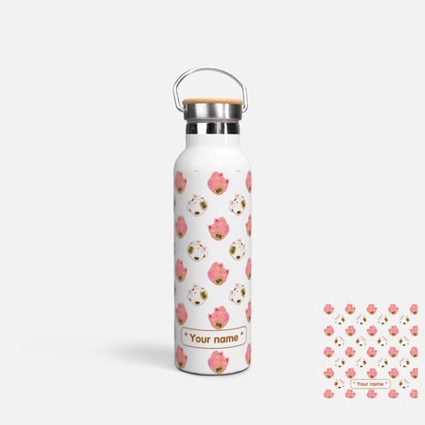 MANEKI NEKO - PATTERNS (PINK & WHITE)