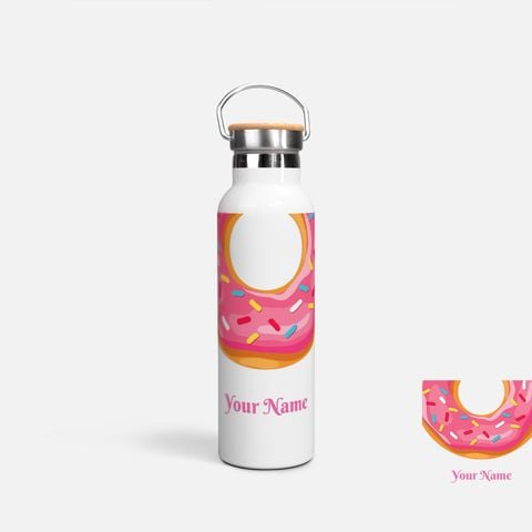 DONUTS WILL MAKE YOU HAPPY - PINK DONUT