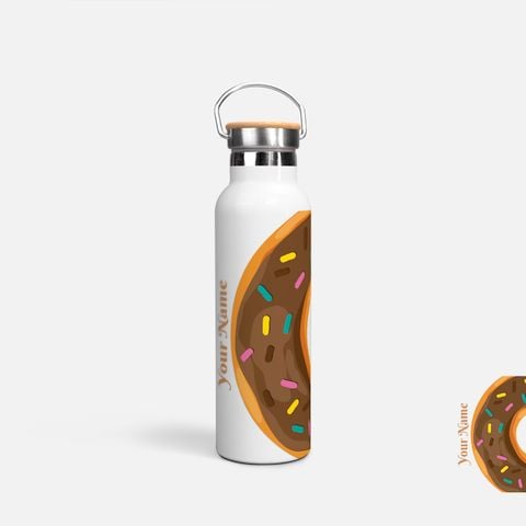 DONUTS WILL MAKE YOU HAPPY - CHOCOLATE DONUT