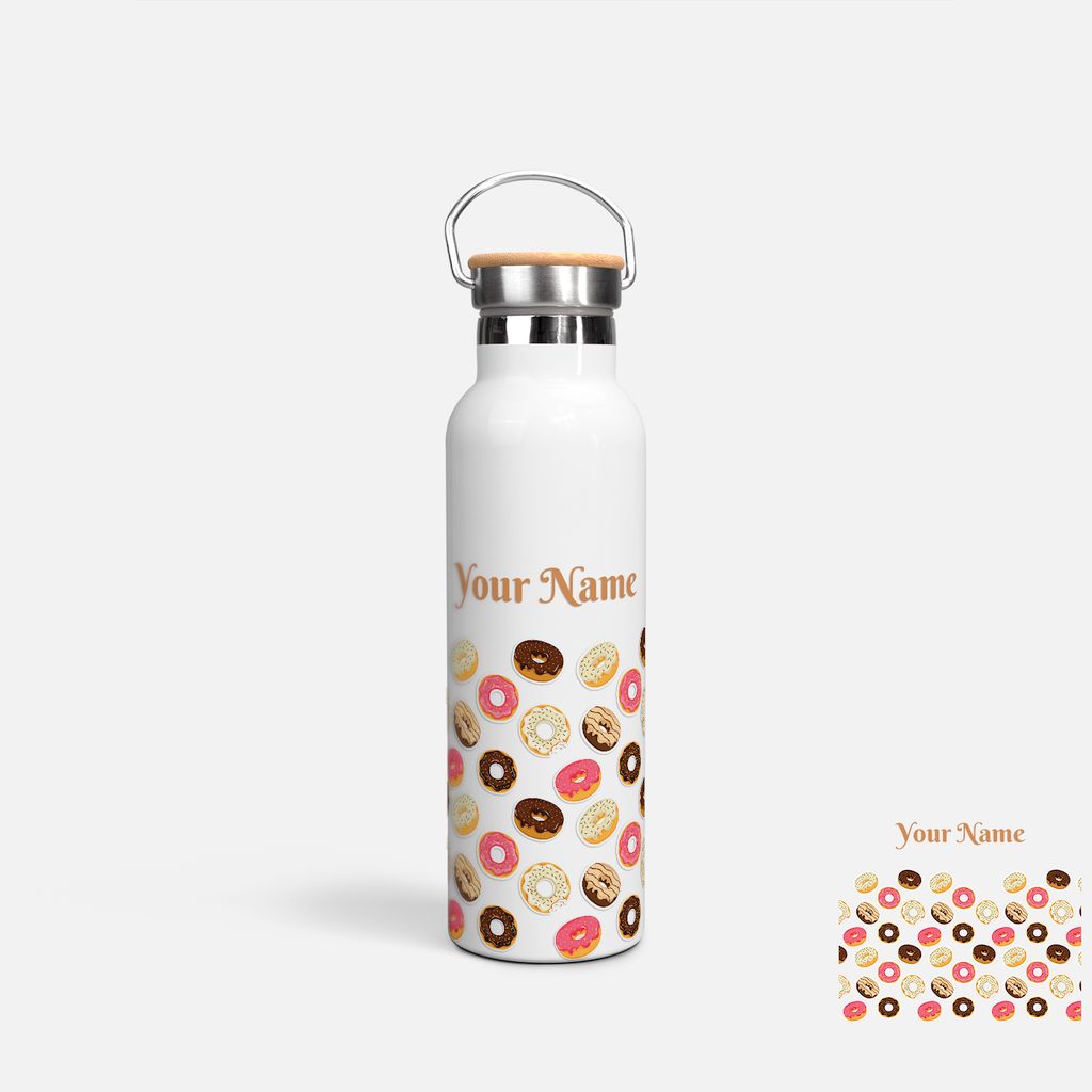 DONUTS WILL MAKE YOU HAPPY - HALF PATTERN