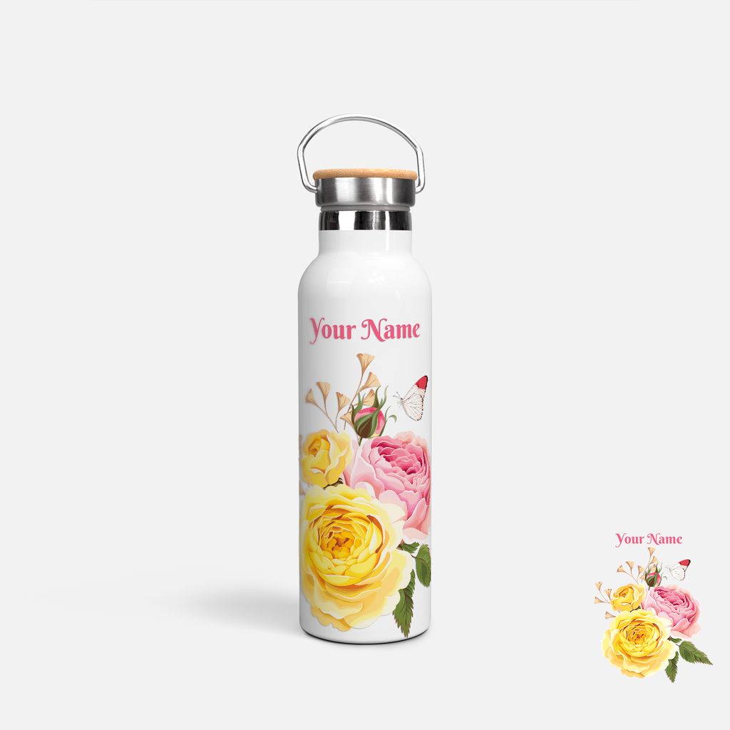 IT'S FEMININE IT'S ROSE - PINK & YELLOW ROSES