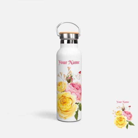 IT'S FEMININE IT'S ROSE - PINK & YELLOW ROSES