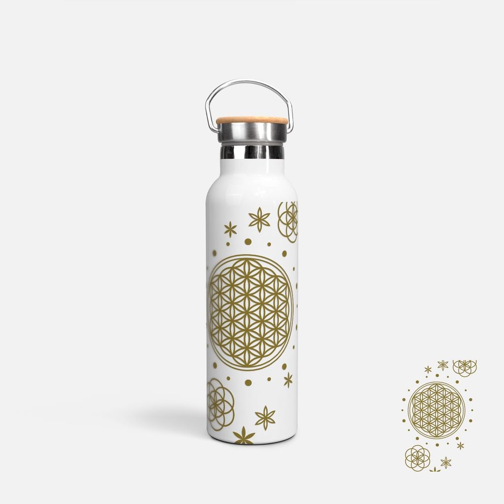 SACRED GEOMETRY METALLIC - THE FLOWER OF LIFE