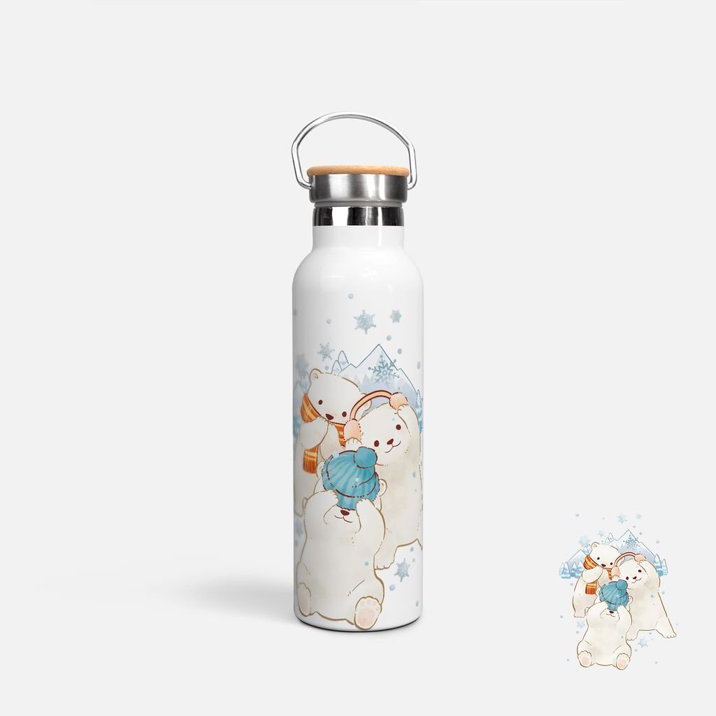 ADORABLE WISE TRIO - WHITE BEAR