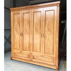 tủ quần áo gỗ gõ đỏ