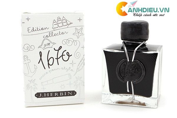 J. Herbin Stormy Grey Ink - 1670 Anniversary - 50 ml Bottle