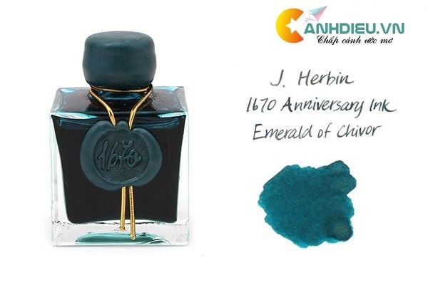 J. Herbin Emerald of Chivor Ink - 1670 Anniversary - 50 ml Bottle