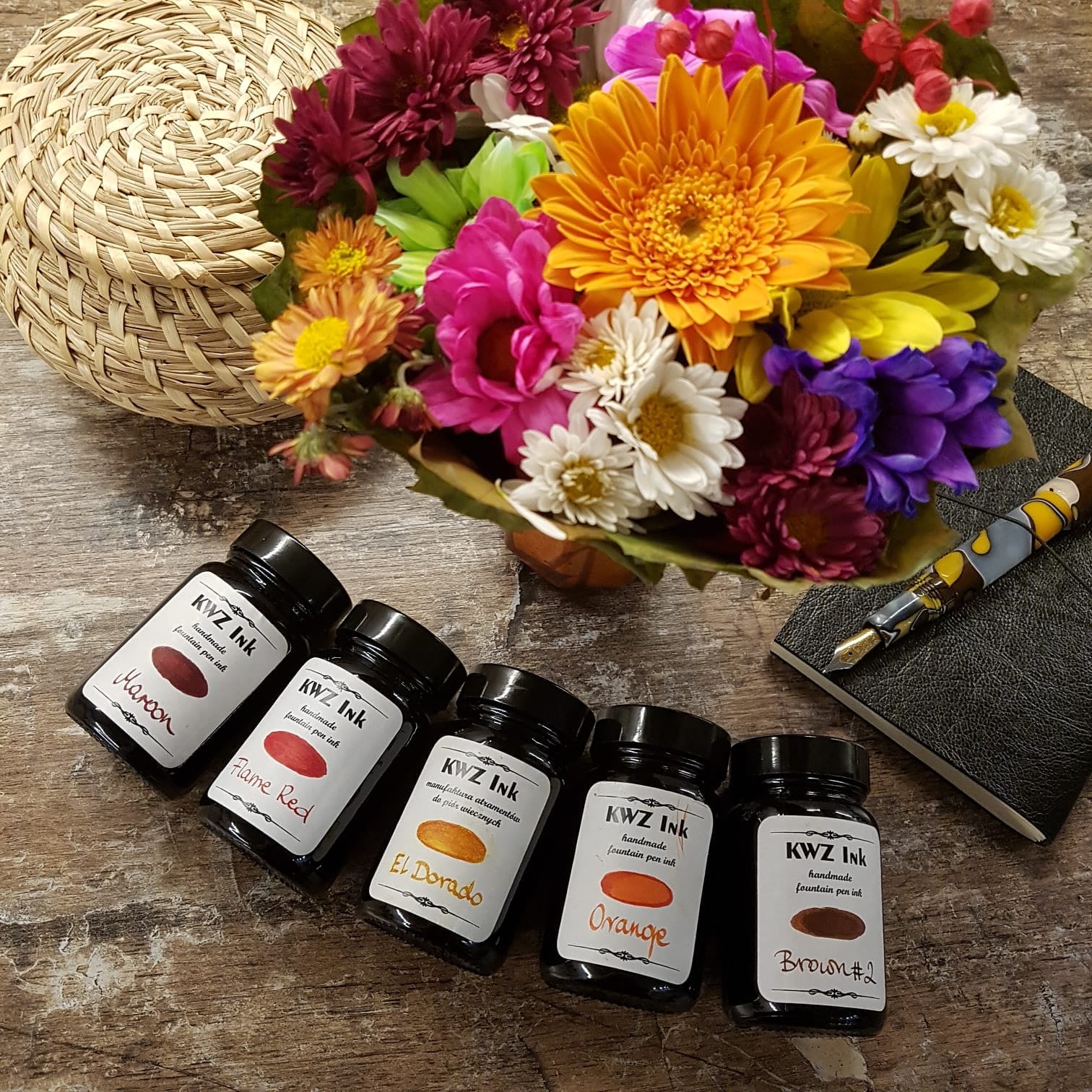 Mực bút máy KWZ (Ba Lan) - lọ 60ml 