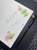 Giấy hoa Xa Trục Thảo - set Sắc Hoa - 20 tờ A4 - không lem 