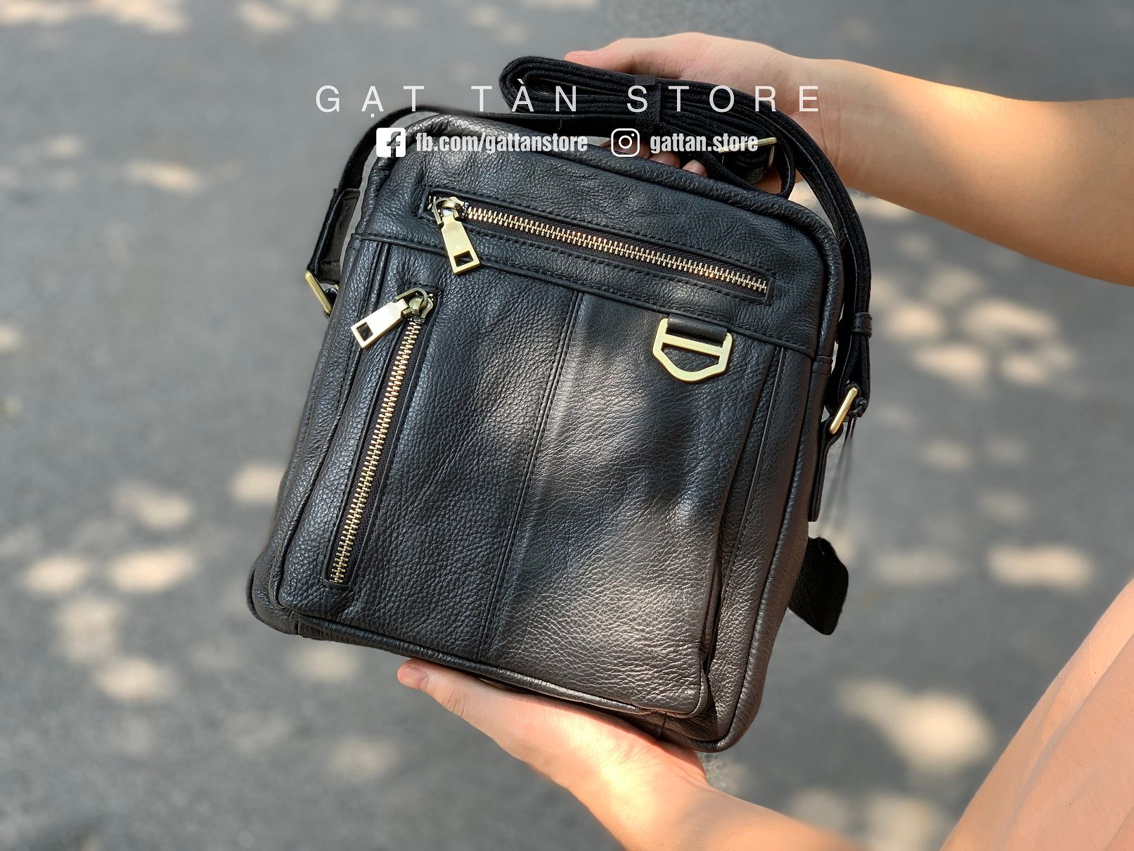 IP313 - Túi chéo da bò IPAD