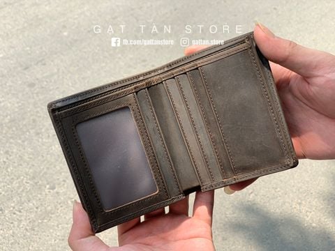 VD216 - Ví ngắn da bò