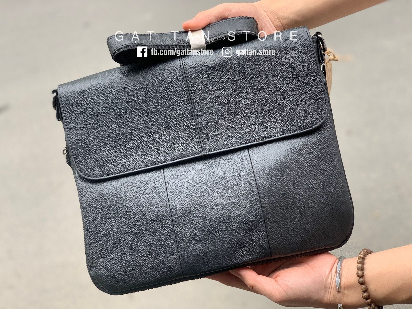 IP260 - Túi đeo chéo da bò IPAD / A4