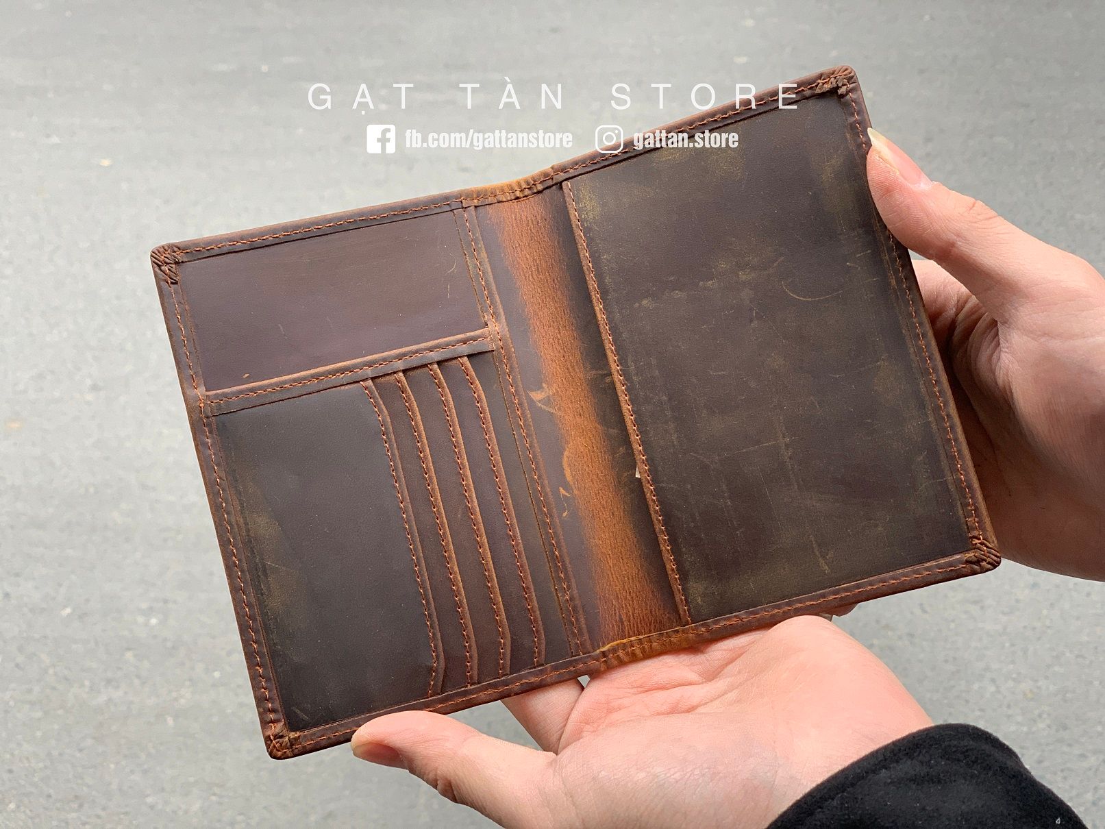 PC15 - Bao Da Đựng Hộ Chiếu / Passport