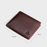  Ví nam da bò Lata (Thời trang nam - Ví da thật LVN84) 