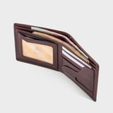  Ví nam da bò Lata (Thời trang nam - Ví da thật LVN84) 