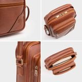  Túi Lata (Thời trang nam phối ngăn tiện dụng - Túi đeo chéo da TN32) 