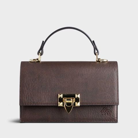 Túi Lata (Thời trang nữ dự tiệc phối khóa  - Túi đeo chéo da HN86)